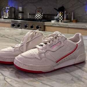 adidas Originals Continental 80 W Off White Active Red True Pink Size 8.5 US